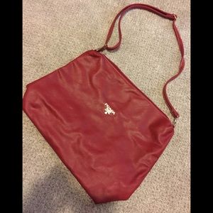 Red fashion bag